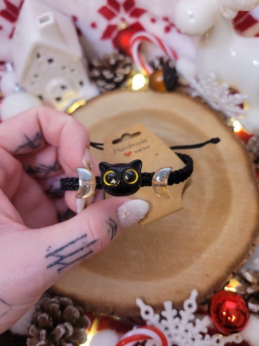 Bracelets chats ou pierre faits mains