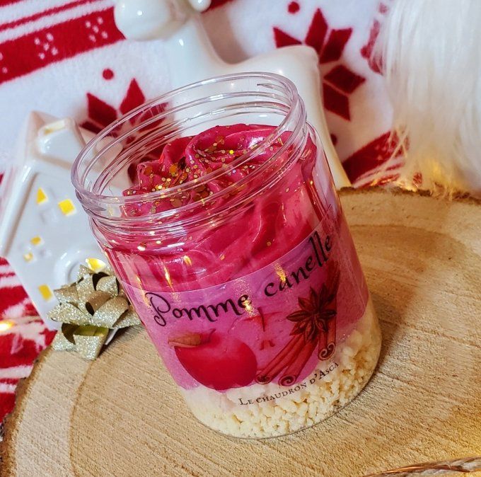 Fondant crumble chantilly parfum pomme cannelle