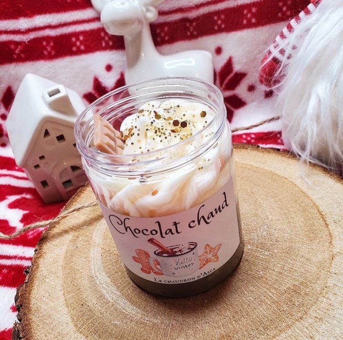 Fondant crème & chantilly chocolat chaud