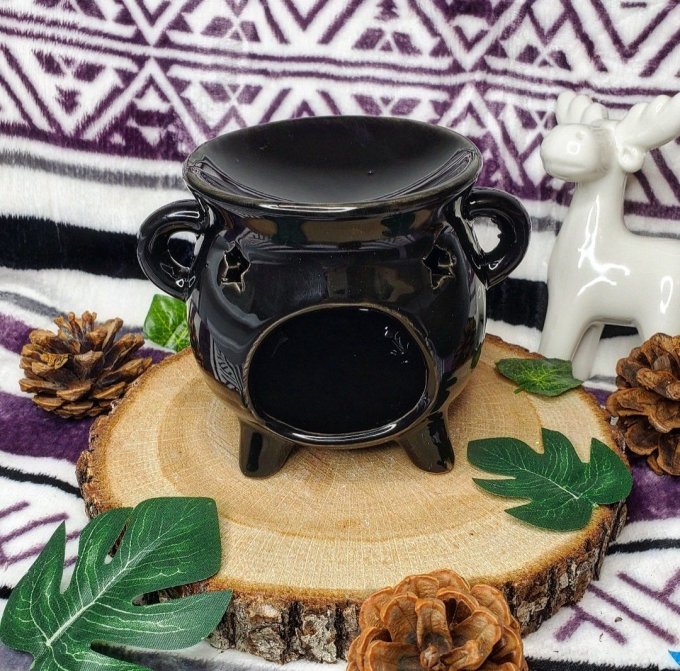 Brûleur chaudron noir imparfaits
