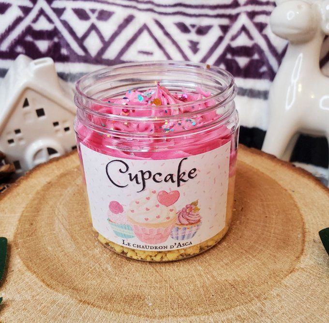 Fondant crumble chantilly parfum cupcake