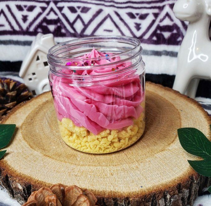 Fondant crumble chantilly parfum cupcake