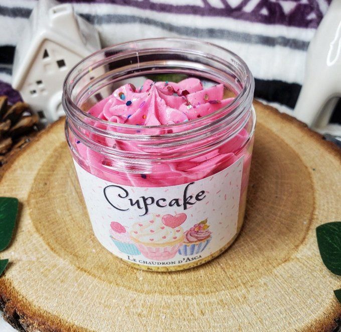 Fondant crumble chantilly parfum cupcake