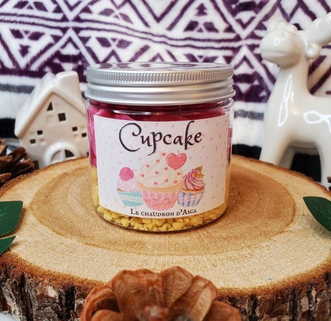 Fondant crumble chantilly parfum cupcake