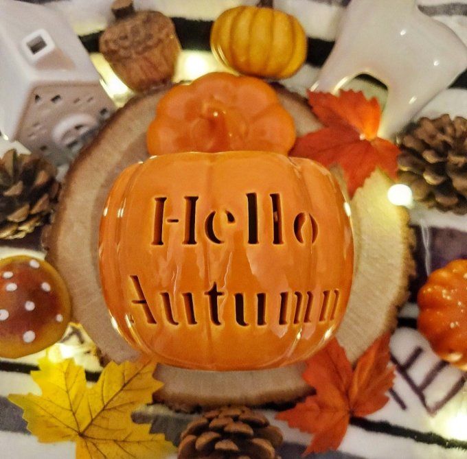 Brûleur citrouille hello autumn