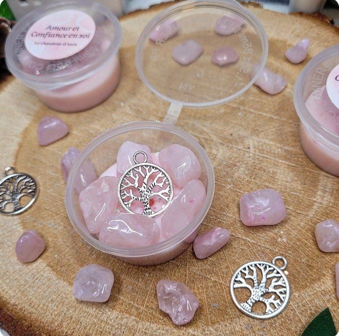 Fondant Amour & confiance en soi Quartz rose