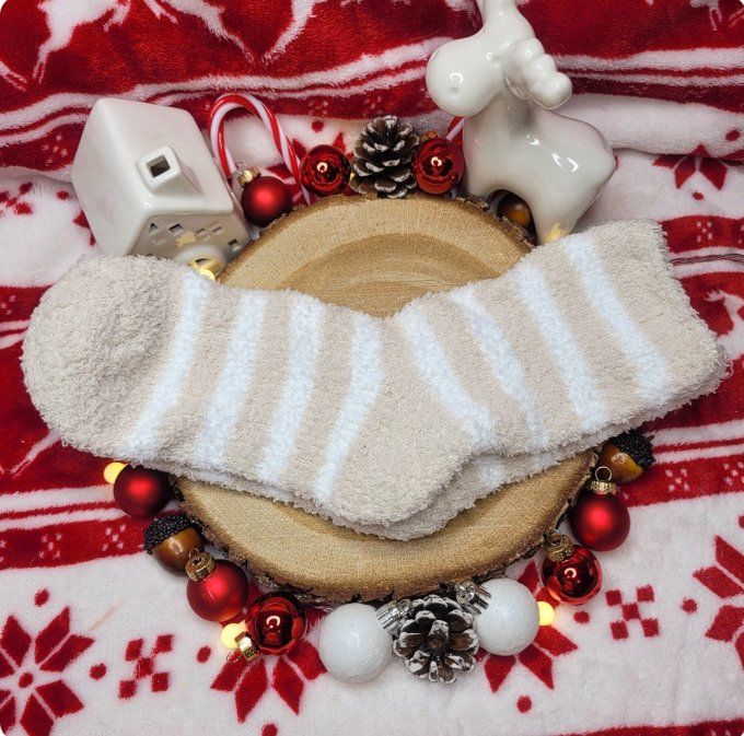 Tasse de bonhomme de neige + chaussette pilous