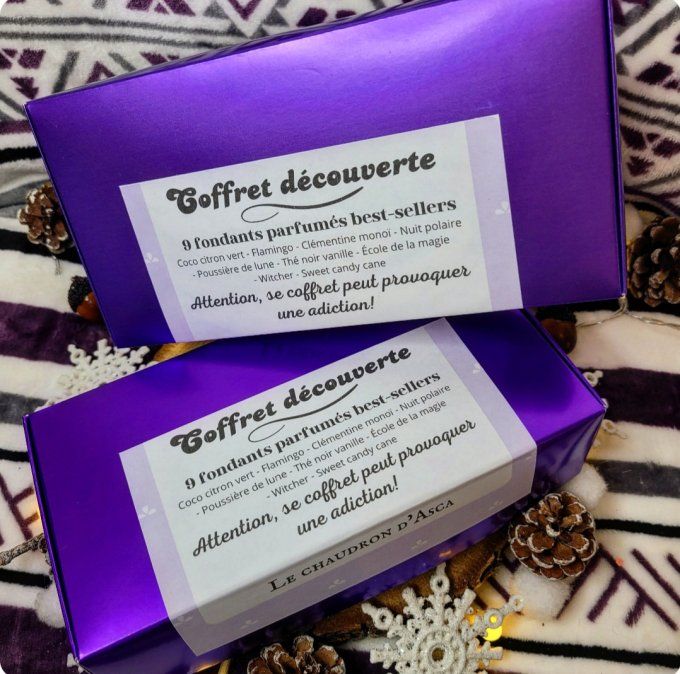 Coffrets découverte 9 fondants top ventes
