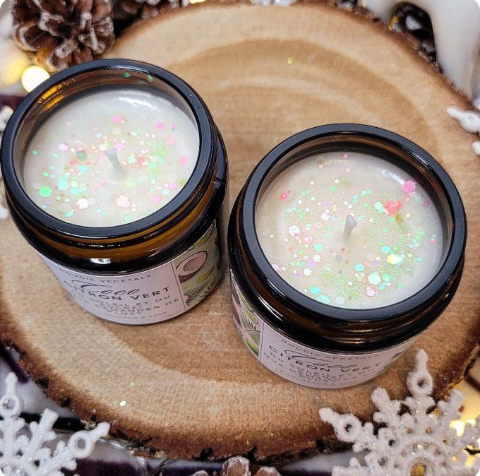 Bougie coco citron vert