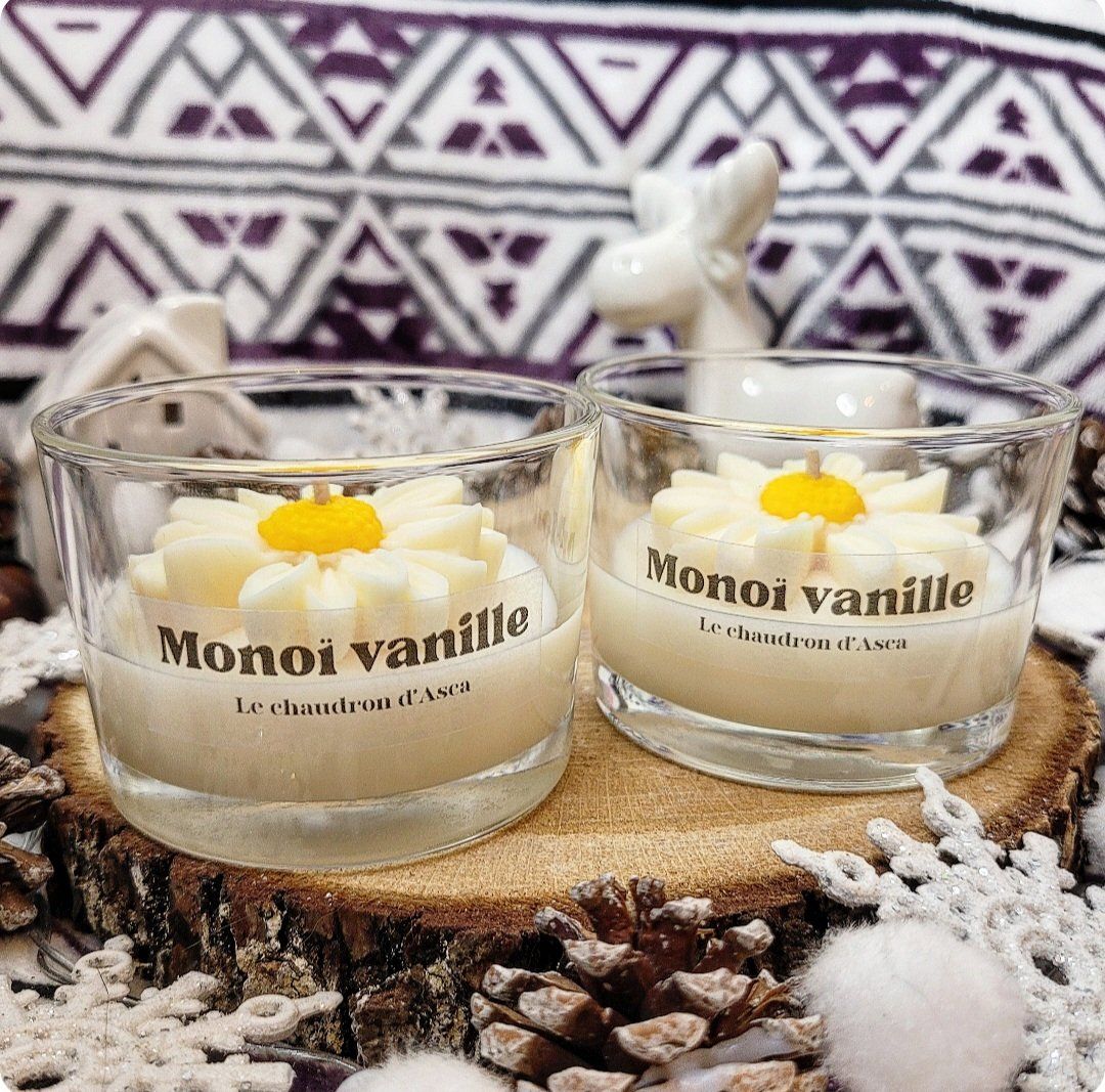 Bougie monoï vanille