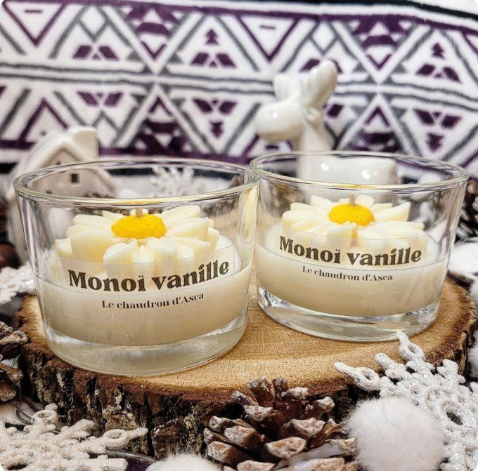Bougie monoï vanille