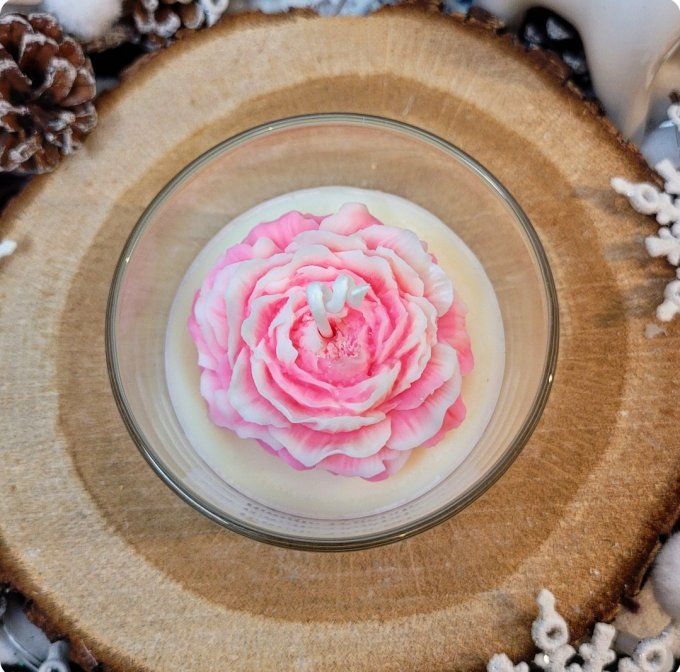 Bougie sable blanc
