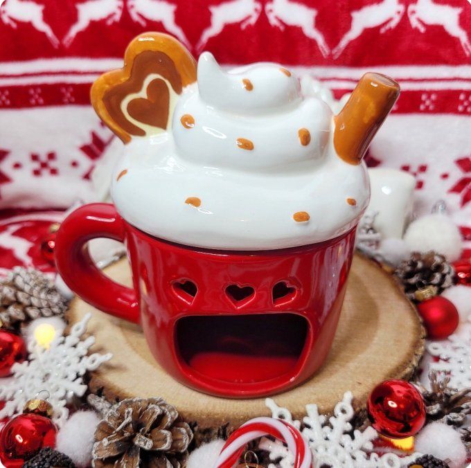 Brûle parfum tasse chocolat chaud